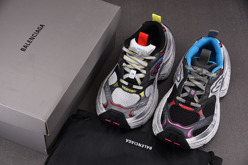 Ba1en*iaga black&red platform sneaker