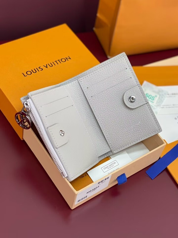 Lisa Wallet Bicolor Monogram Empreinte Leather