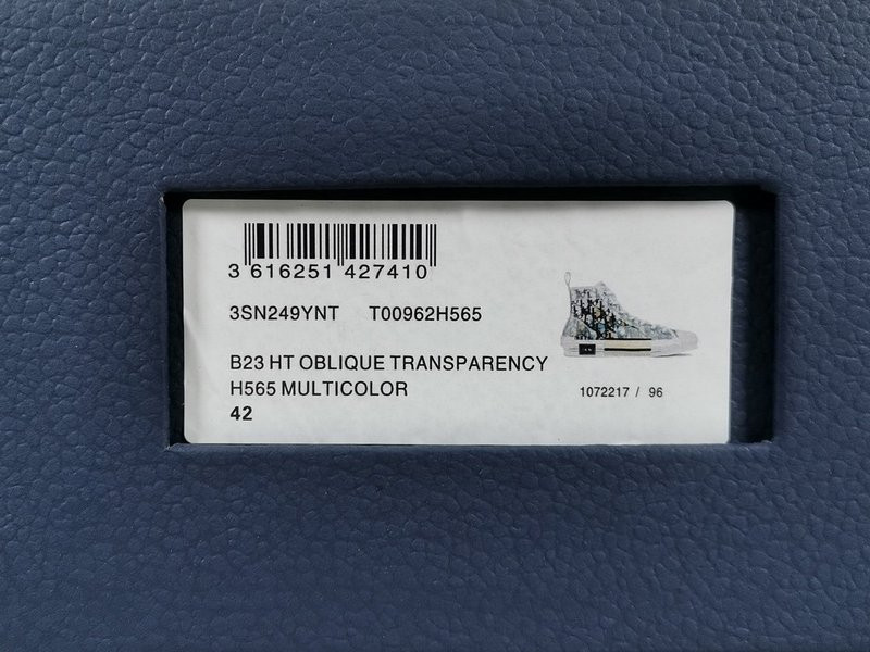 D B23 HIGH-TOP SNEAKERS