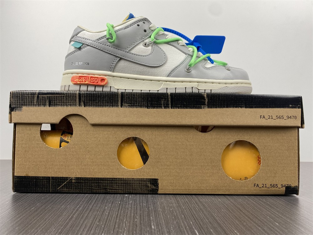 NIKE DUNK LOW OW LOT 26 OF 50 DM1602-116