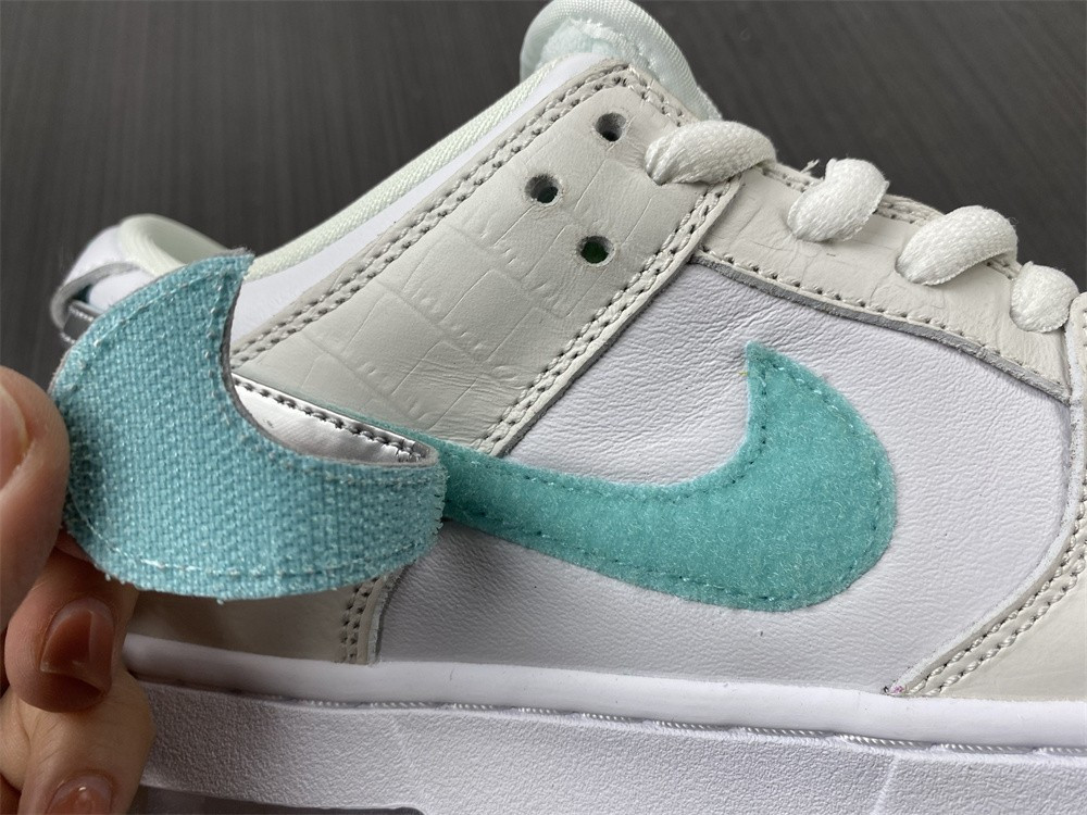 nike sb dunk low Di*m*nd s*pply co white Di*m*nd bv1310-100