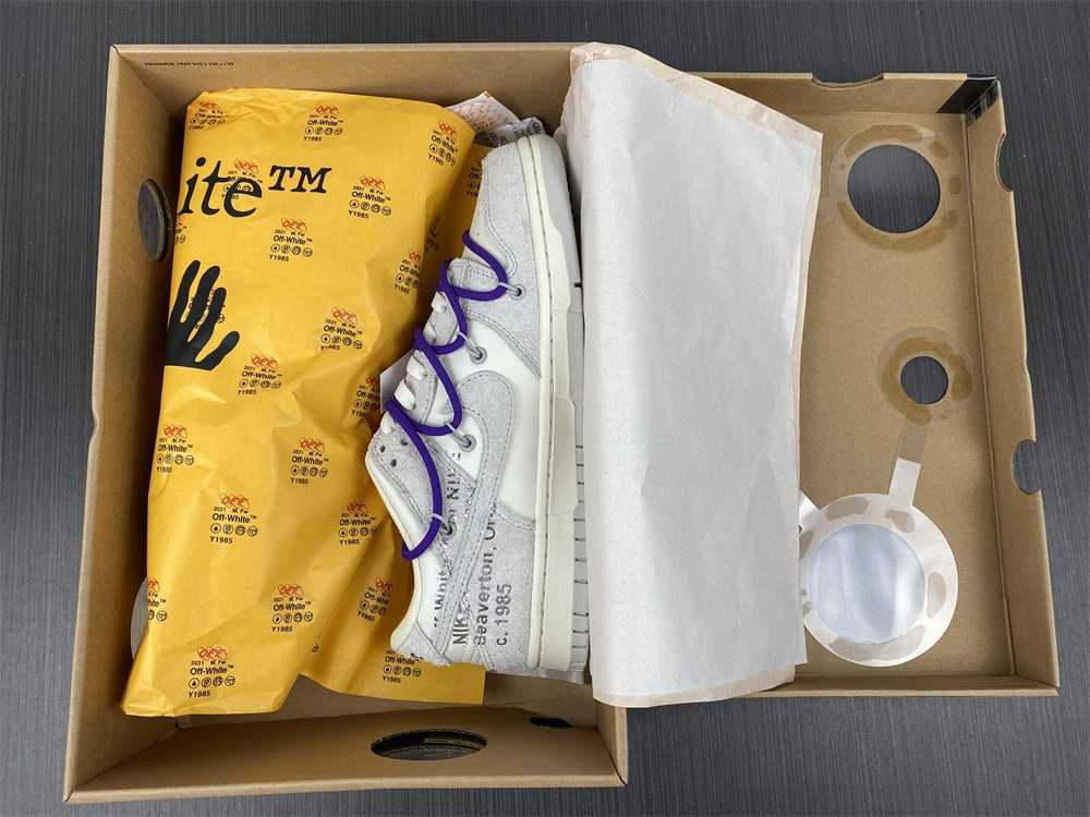 NIKE DUNK LOW OW LOT 15 OF 50 DJ0950-101