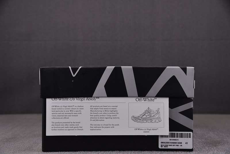 OFF-WHITE Be Right Back Soft Pink-Lg