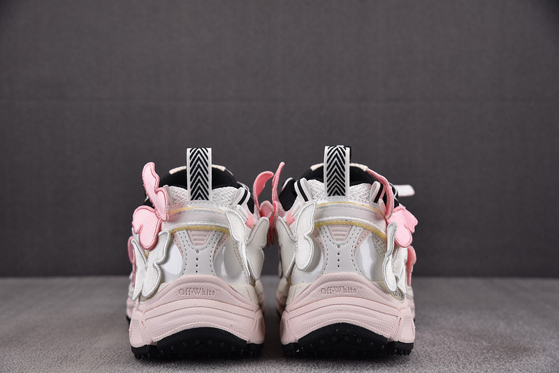OFF-WHITE Be Right Back Pink White Butterflies