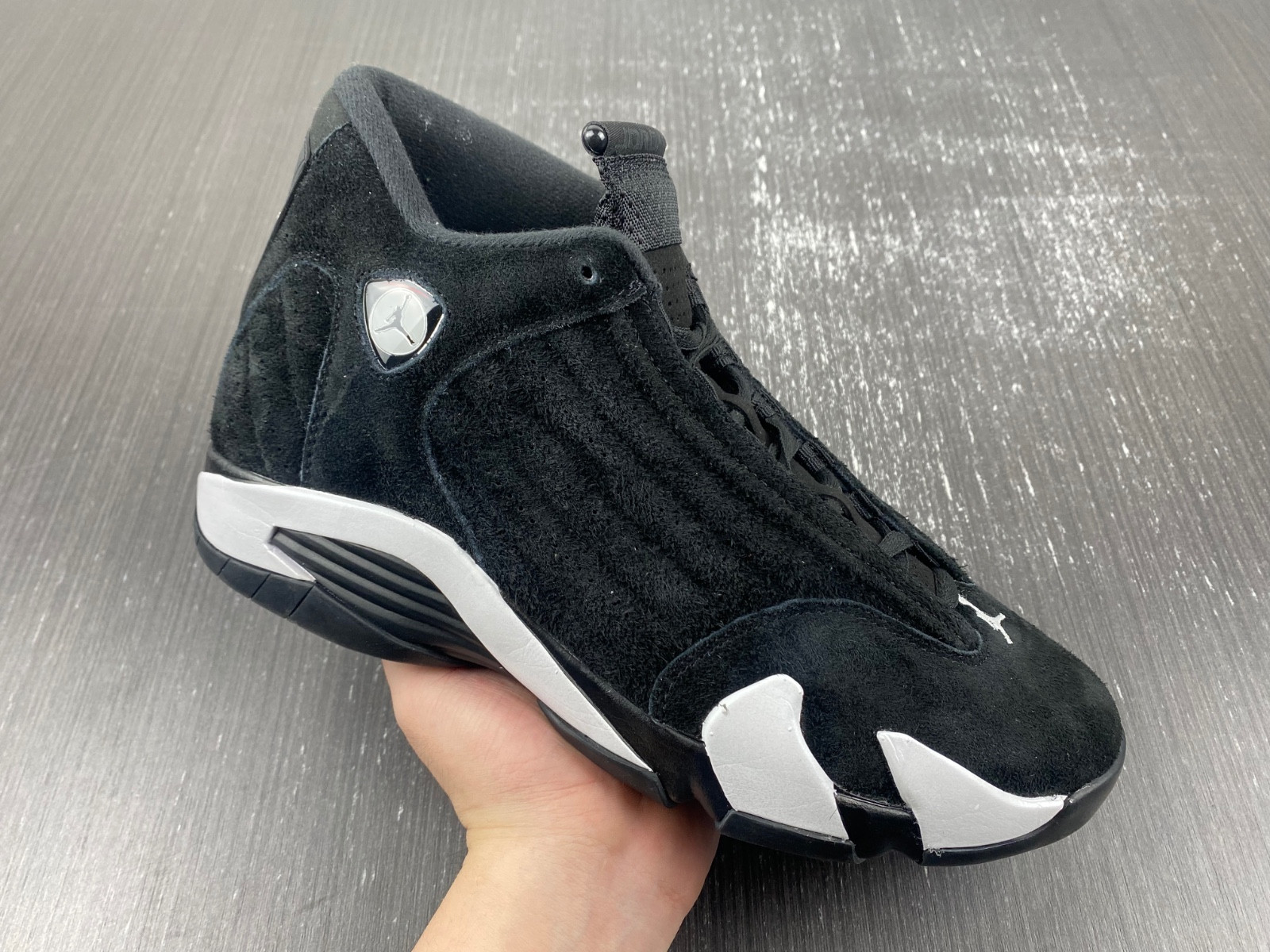 Air Jordan 14 "Black/White/University Red" 487471-016