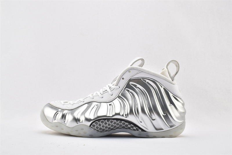 nike air foamposite one Ch*0me white aa3963-100