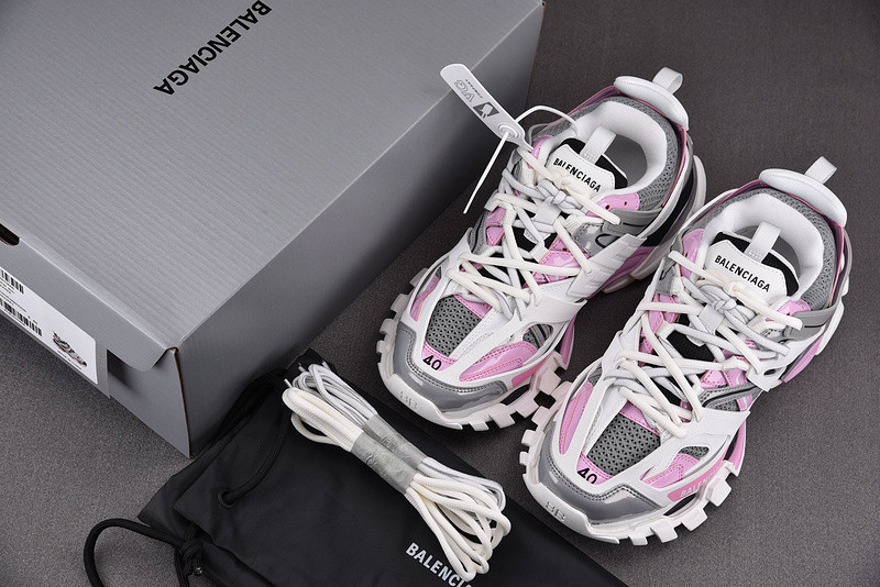 Ba*len*cia*ga track white rose pink grey 542023w2fs99041