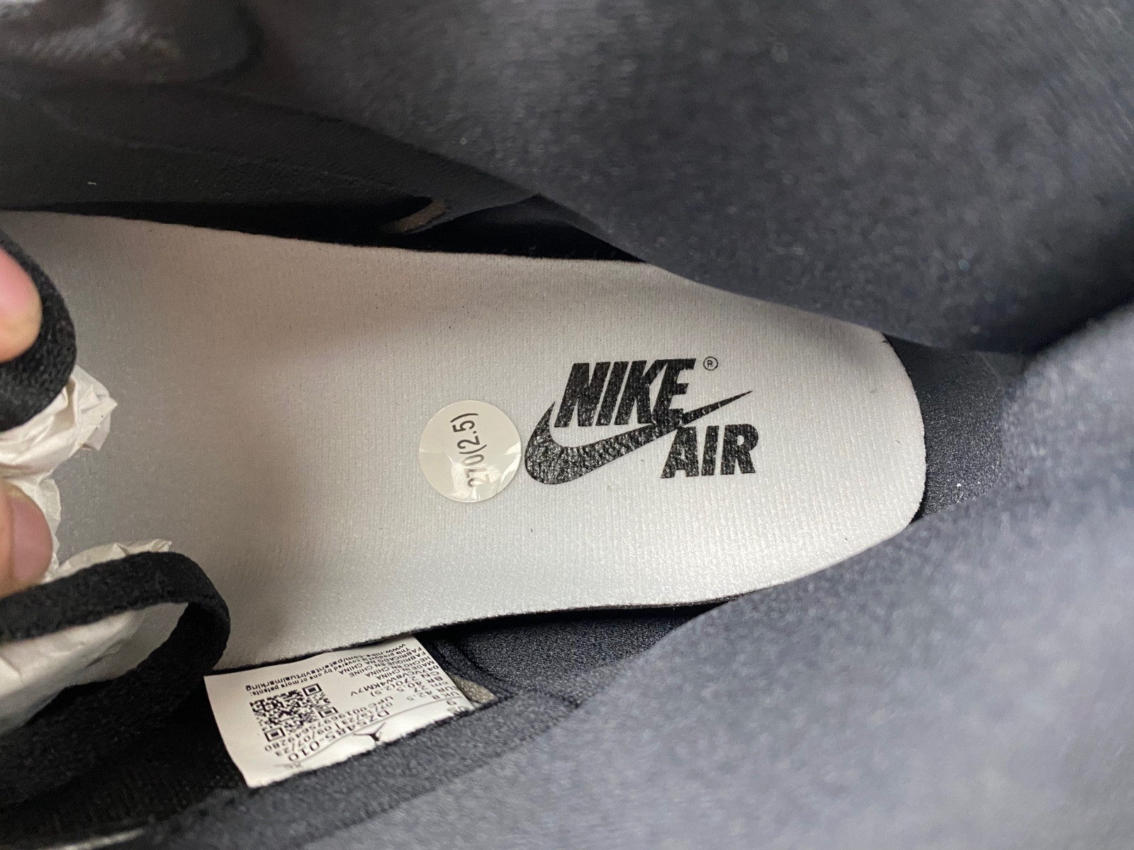 Air Jordan 1 Black White DZ5485-010