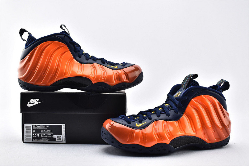 Nike Air Foamposite One Blue Void Rugged Orange CJ0303-400