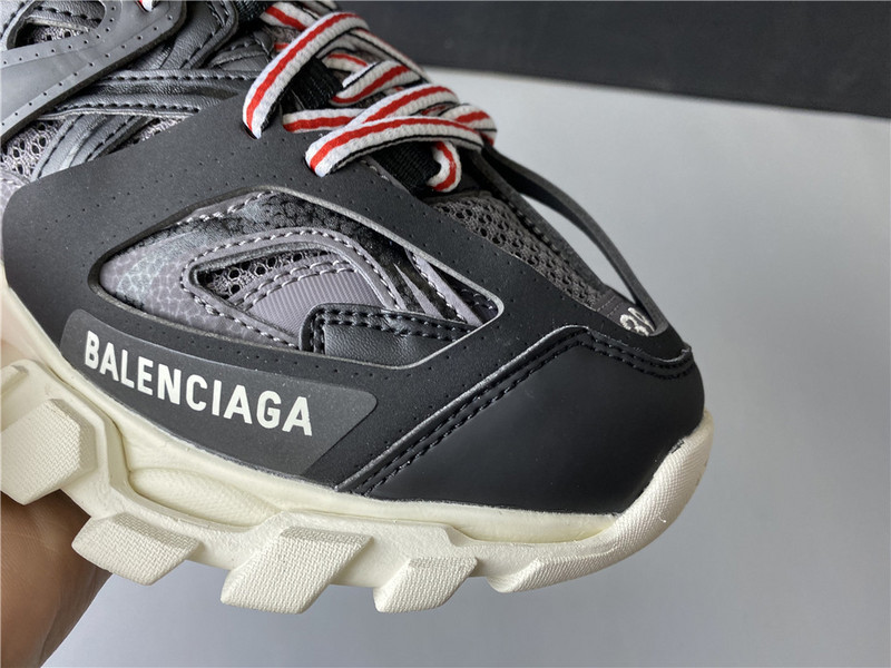 Ba*len*cia*ga tess s. gomma sneakers black and white orange 542436 w1b7 2109