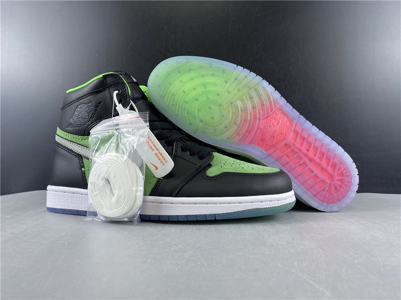 Air Jordan 1 Retro High Zoom Black Green CK6637-002