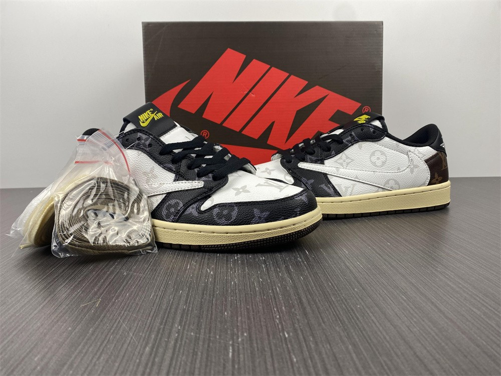 Travis Scott Fragment Air Jordan 1 Low OG CM7866-126