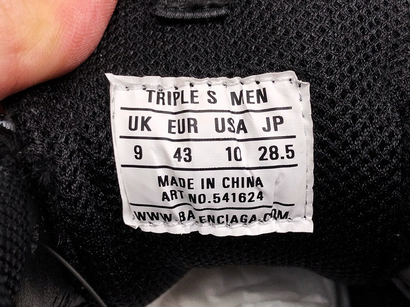 Ba*len*cia*ga triple-s clear sole trainers 541624w09e190