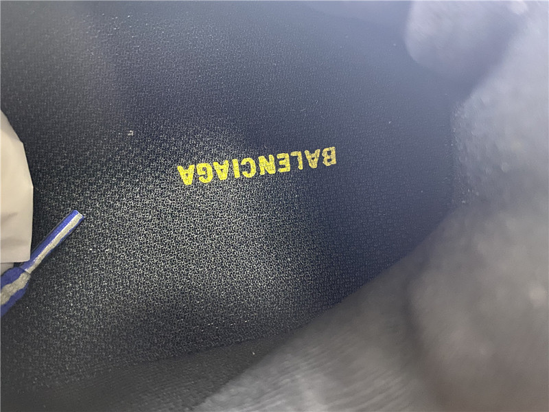 Ba*len*cia*ga tess s. gomma trek low top sneakers (black blue and yellow) 542023 w1gb1 1121